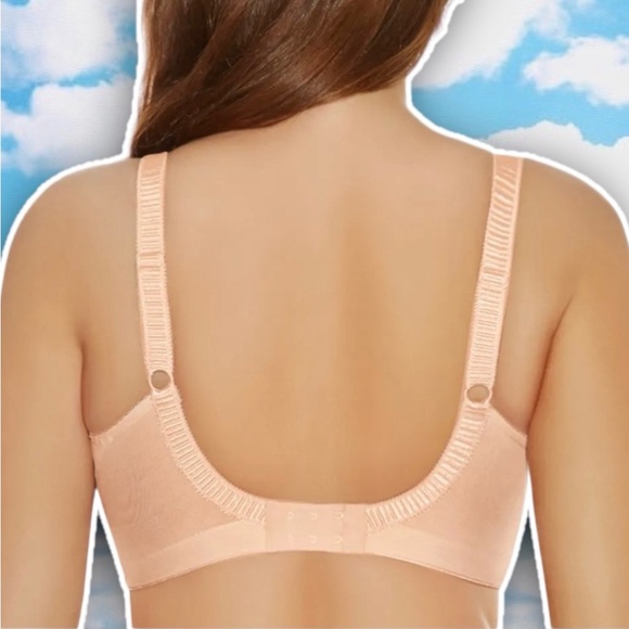 ELOMI Cate Soft Cup Wirefree Side Support Bra 40DDD UK 40E Wireless Plus Size - Picture 3 of 15